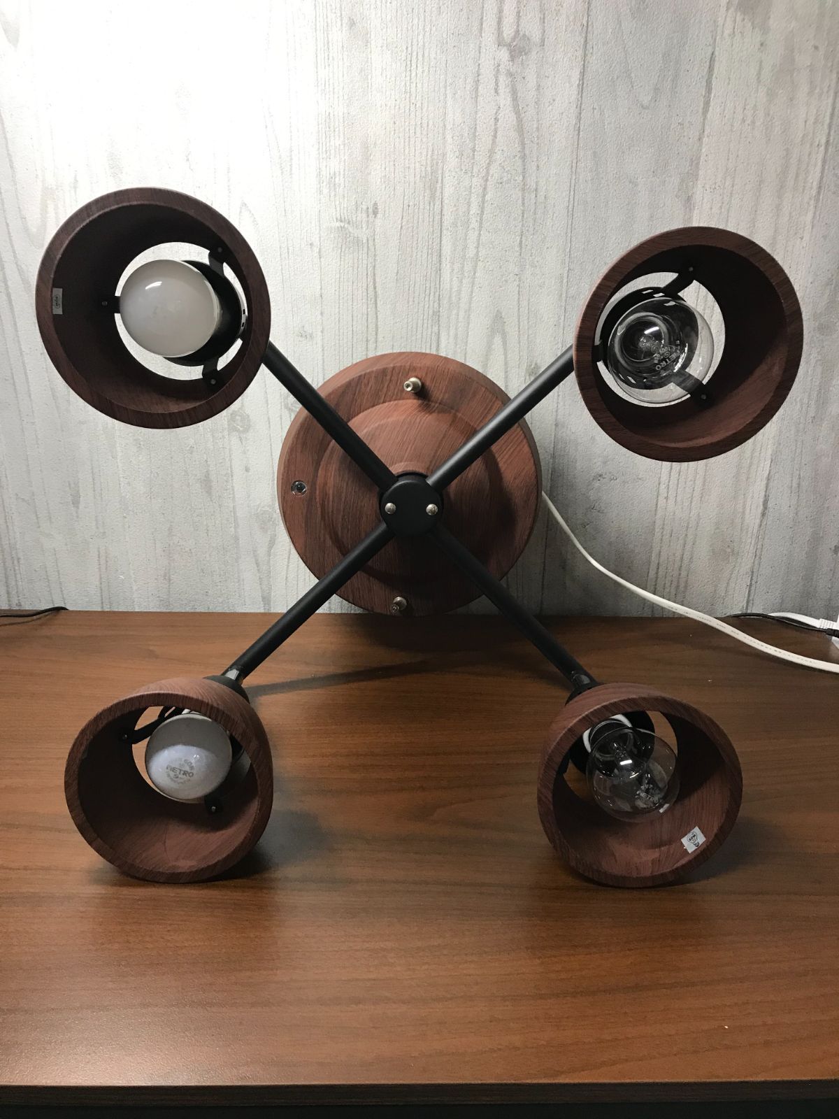 ◎I766 アートワークスタジオ シーリングランプ リモコン付 4 灯 ILR