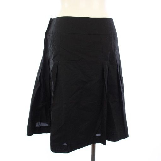 ヴィヴィアンタム VIVIENNE TAM スカート ひざ丈 フレア 刺繍 0 黒 016