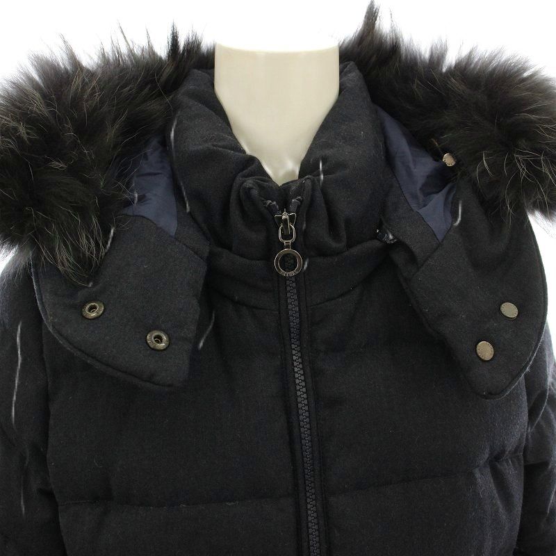 タトラス TATRAS LAVIANA ダウンコート ウール ロング コート ラクーン