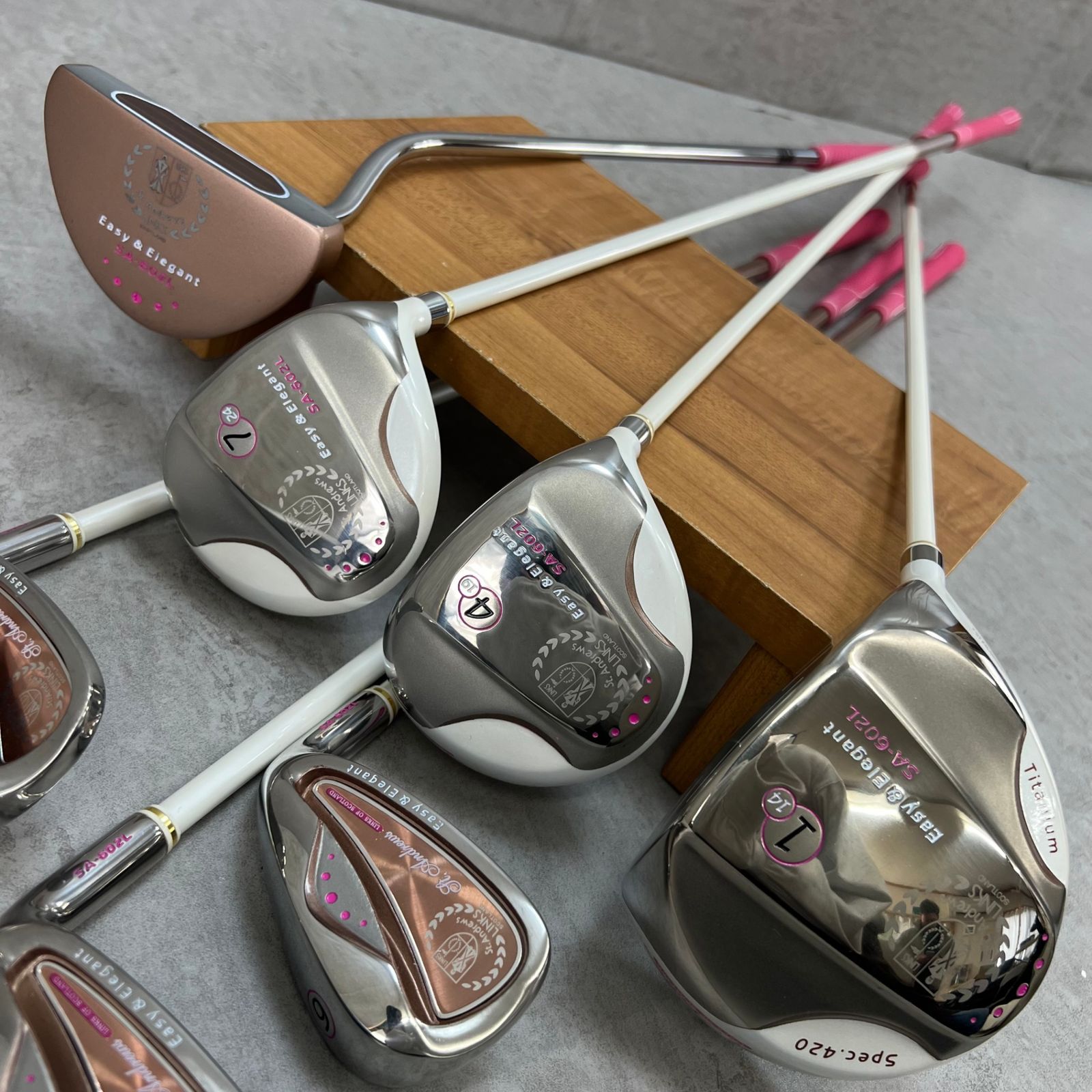 セントアンドリュース ゴルフクラブセット 初心者セット St.ANDREWS レディースゴルフ クラブセット 7本 L 右利き用 セント