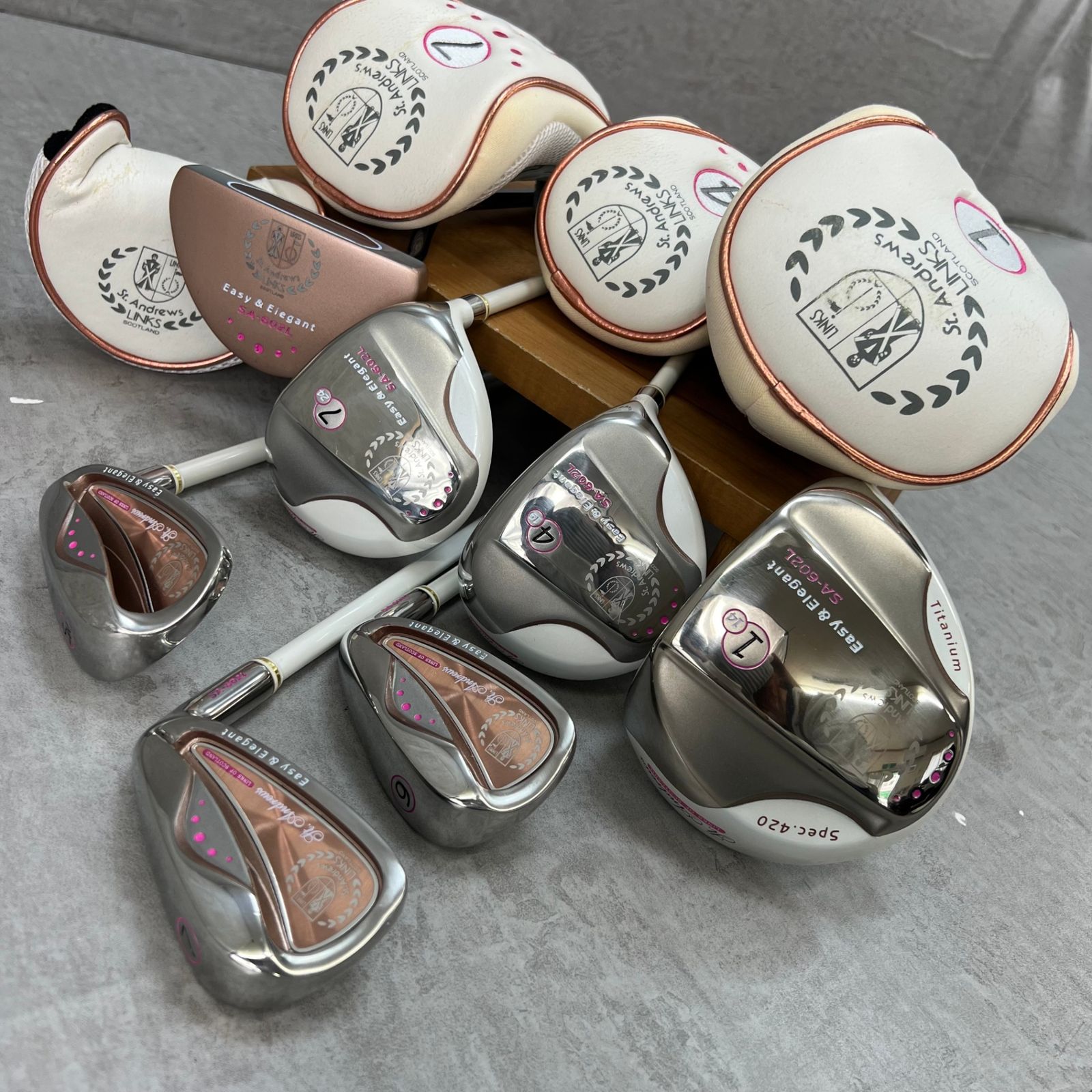 St.ANDREWS レディースゴルフ クラブセット 7本 L 右利き用 セント