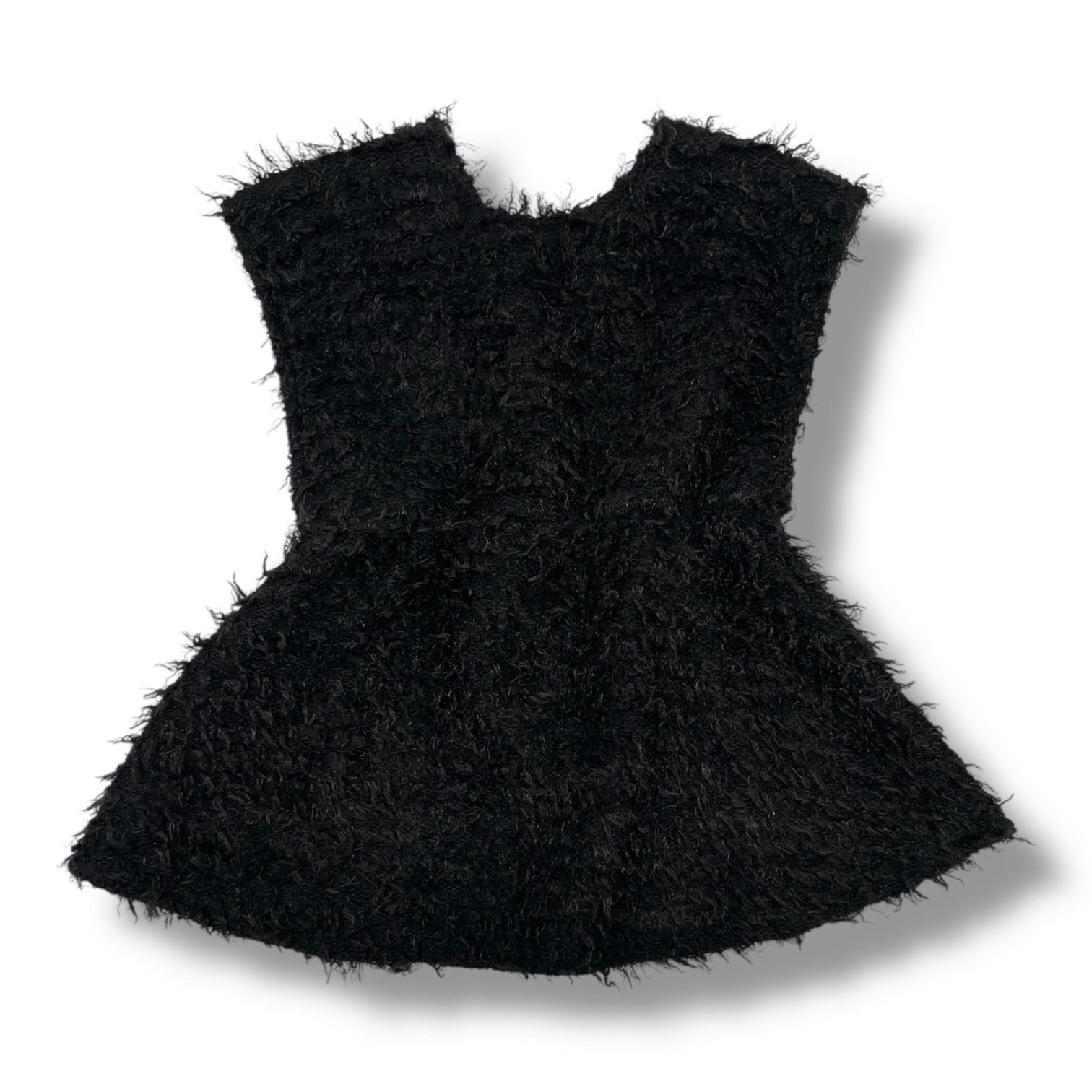 Eaphi エフィ FLUFFY PEPLUM VEST フラッフィー ペプラム ベスト