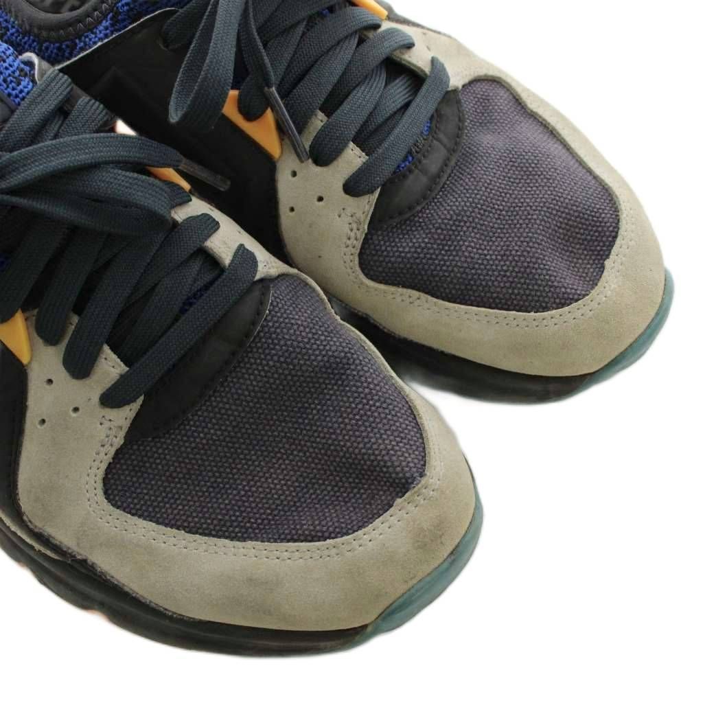 カンペール CAMPER スニーカー シューズ スエード 39 黒 ブラック 青