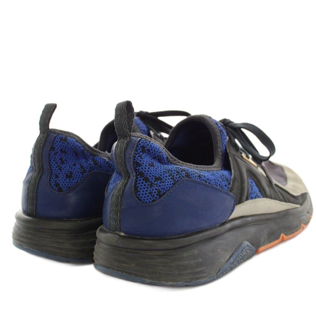 カンペール CAMPER スニーカー シューズ スエード 39 黒 ブラック 青