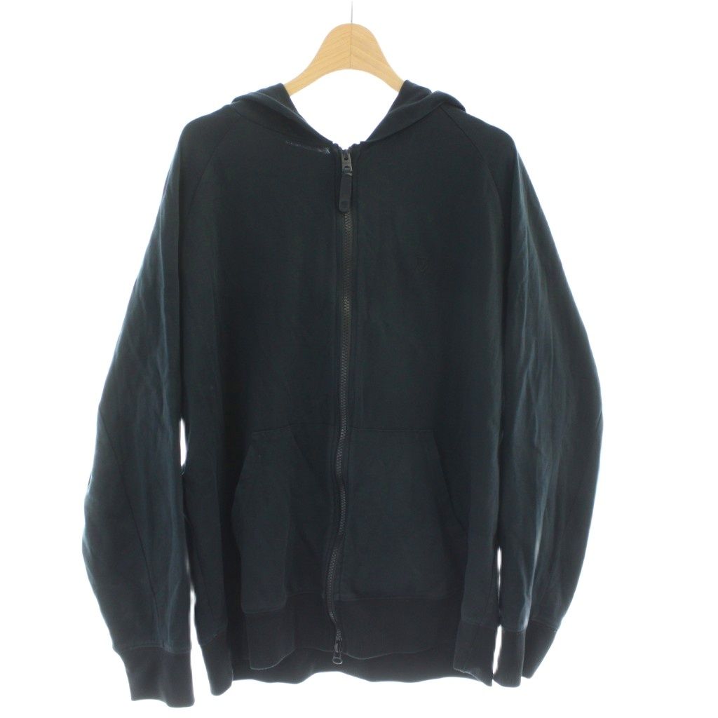 オニツカタイガー Onitsuka Tiger ジップアップパーカー M 黒 ブラック