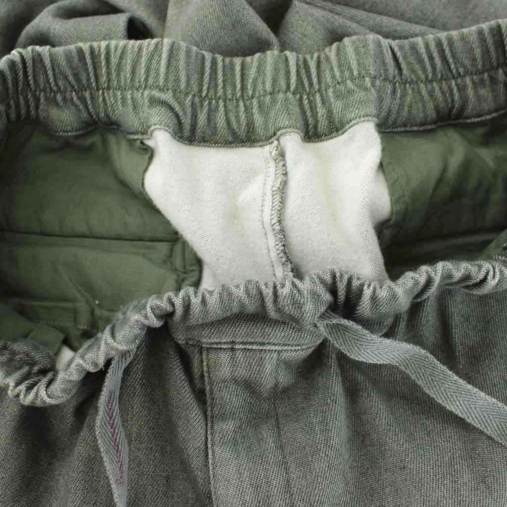 パパス Papas ストレッチブラックデニム イージーパンツ ジップフライ