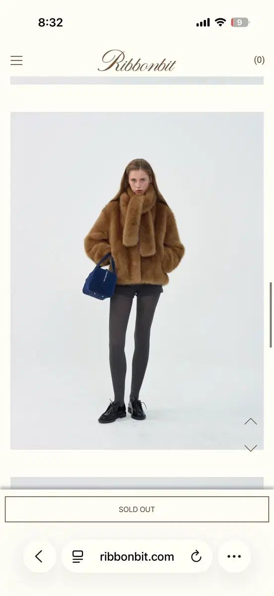 リーボンビト ココ ファー ジャケット マフラー ribbonbit coco fur