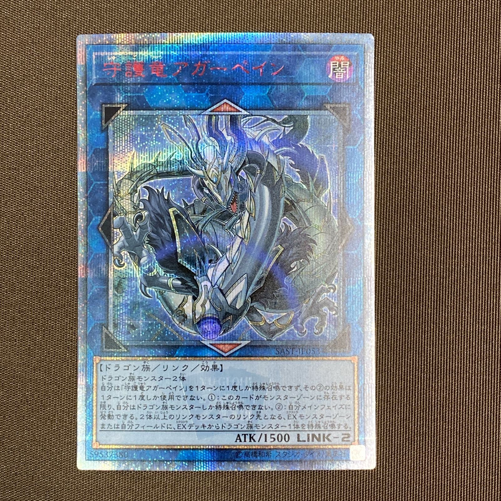 浜館49-1113】 遊戯王 守護竜 アガーペイン 20thシークレット SAST