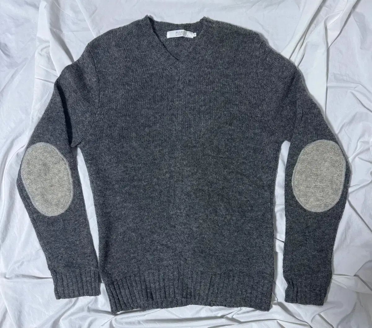ビームス エルボー パッチ ニット