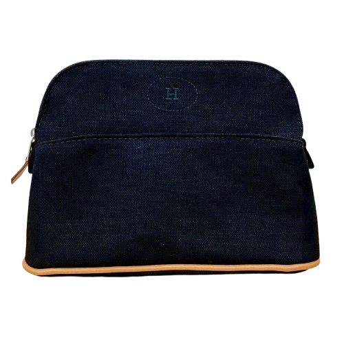 HERMES エルメス ボリード ポーチミニ ノワール キャンバス