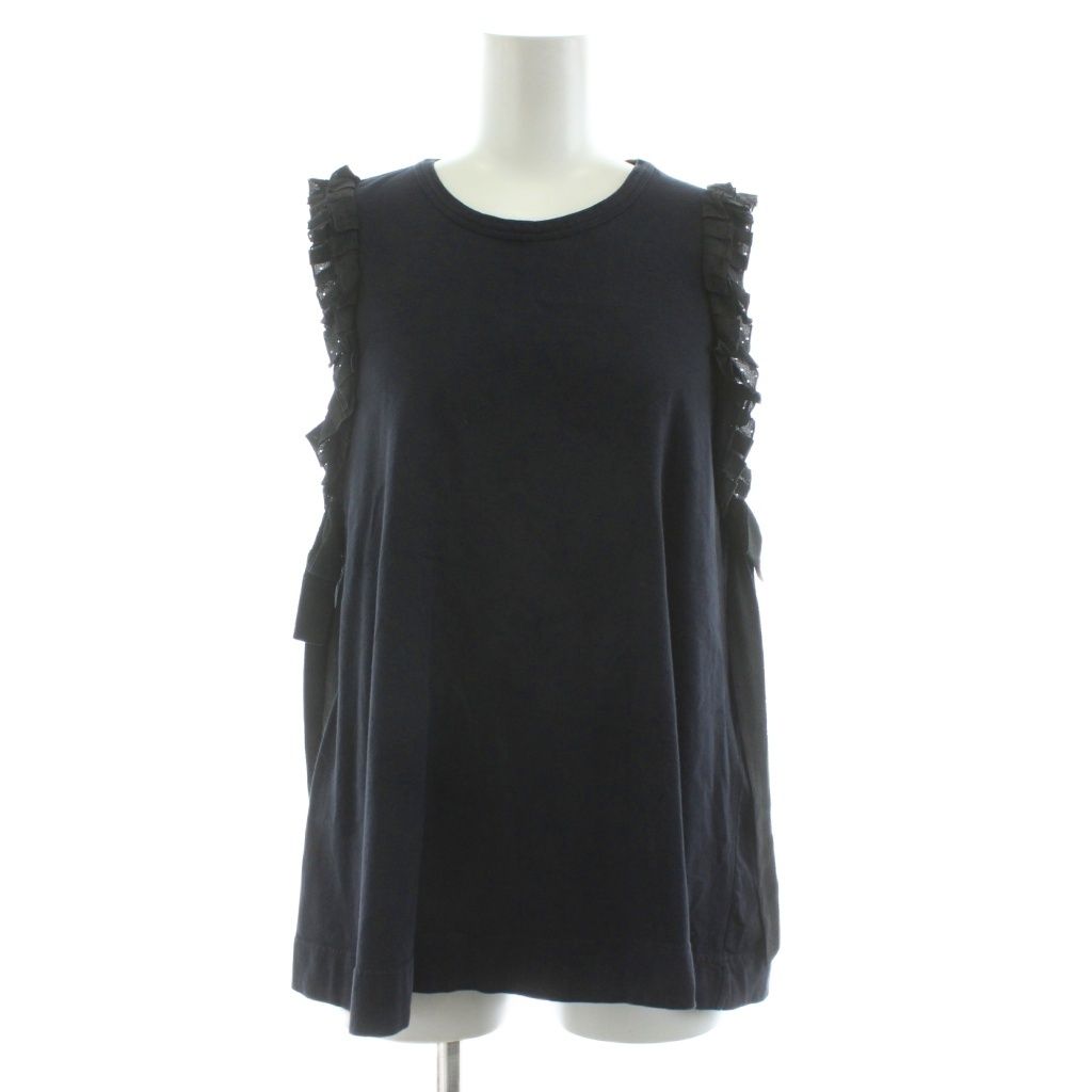 ヌメロヴェントゥーノ N°21 カットソー 36 黒 ブラック ノースリーブ