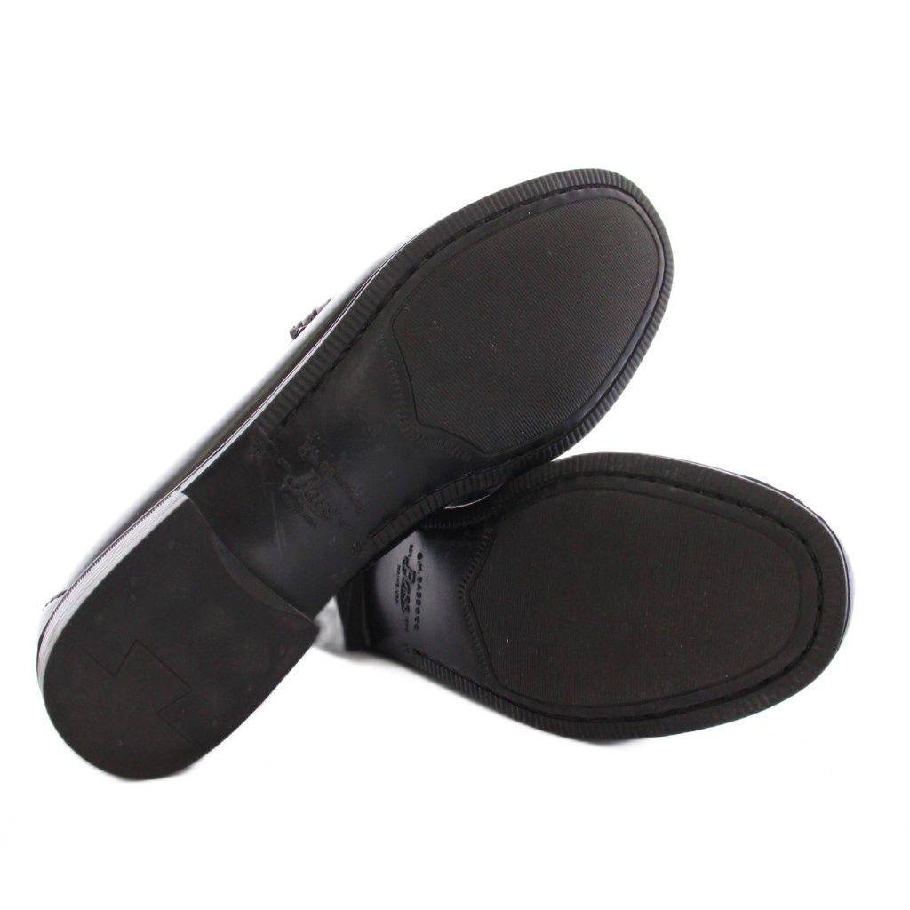  ジーエイチバス G.H.Bass - Co. WEEJUNS コインローファー モカシン レザー UK 3.5 黒 ブラック YM ローファー 革靴 靴