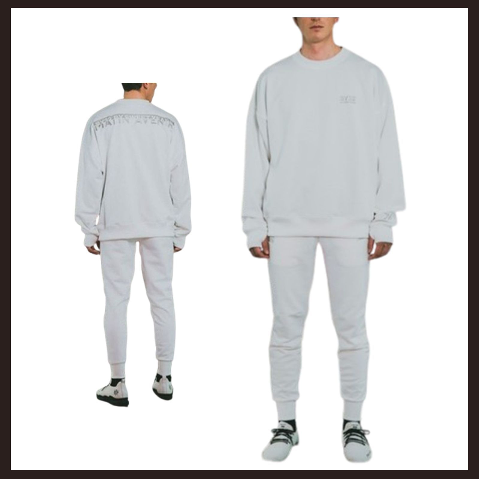 ♥ SY 32 マタンアヴニール ビッグスエット 上下セット ホワイトL 朝倉未来コラボ MATIN AVENIR by SWEETYEARS ROYAL FLASH セットアップ