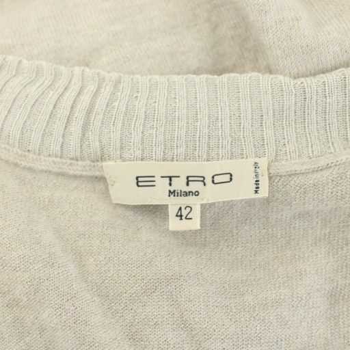 エトロ ETRO アンサンブル ニット カーディガン ノースリーブ カシミヤ