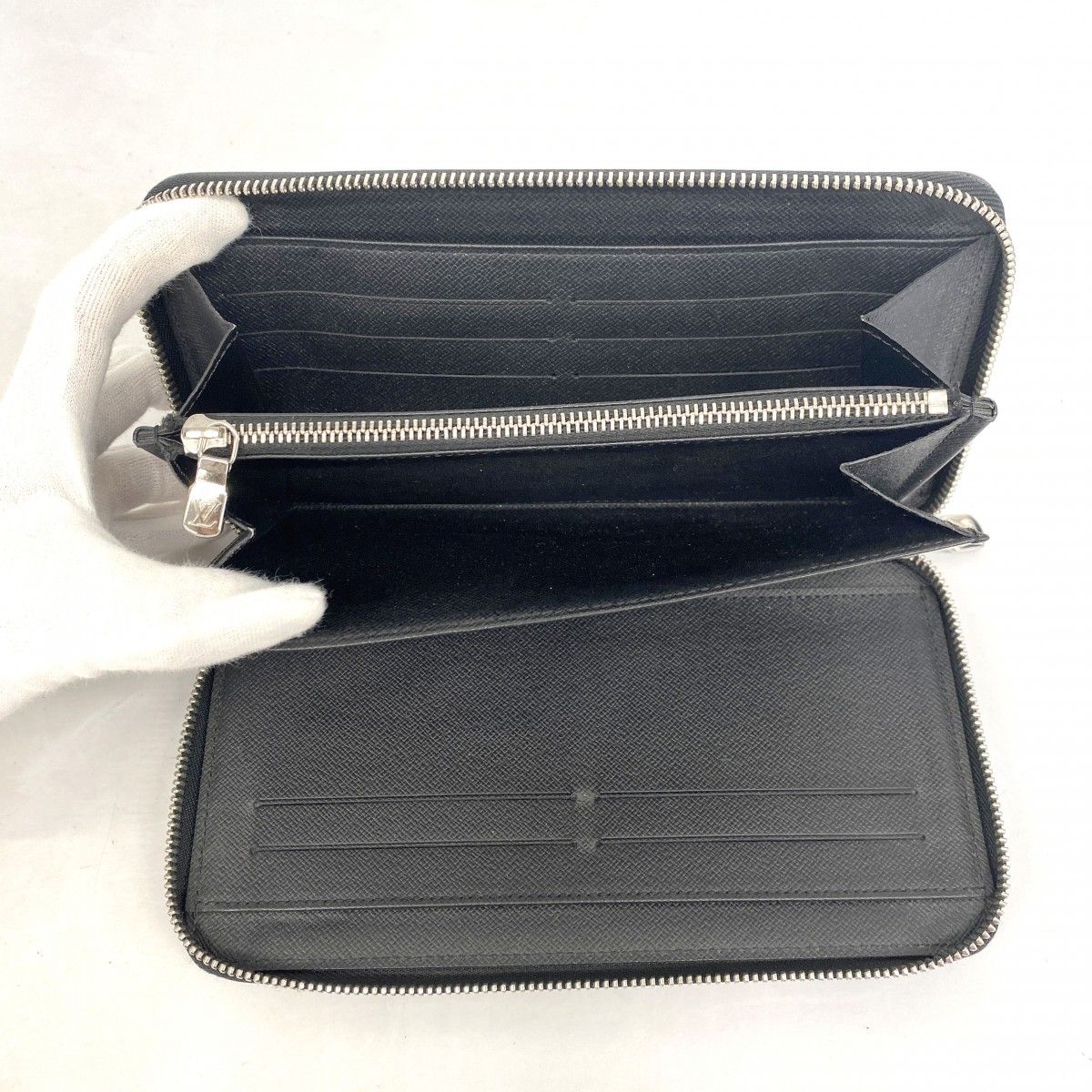 5pb1506】ルイヴィトン 長財布 タイガ ジッピーオーガナイザーNM