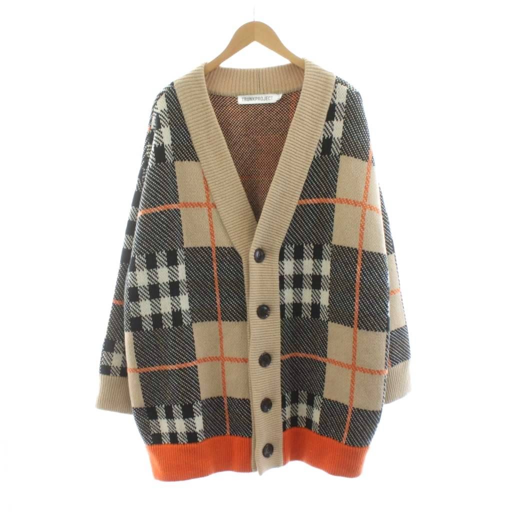 トランクプロジェクト TRUNKPROJECT タータンカーディガンジャケット V