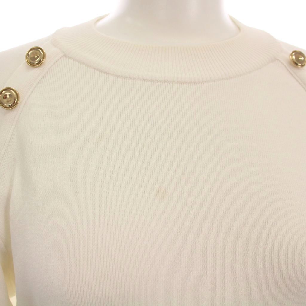 ボーダーズアットバルコニー ジュリエット ショルダー ゴールド ボタン トップ ボーダーズアットバルコニー BORDERS at BALCONY JULIET SHOULDER TOP