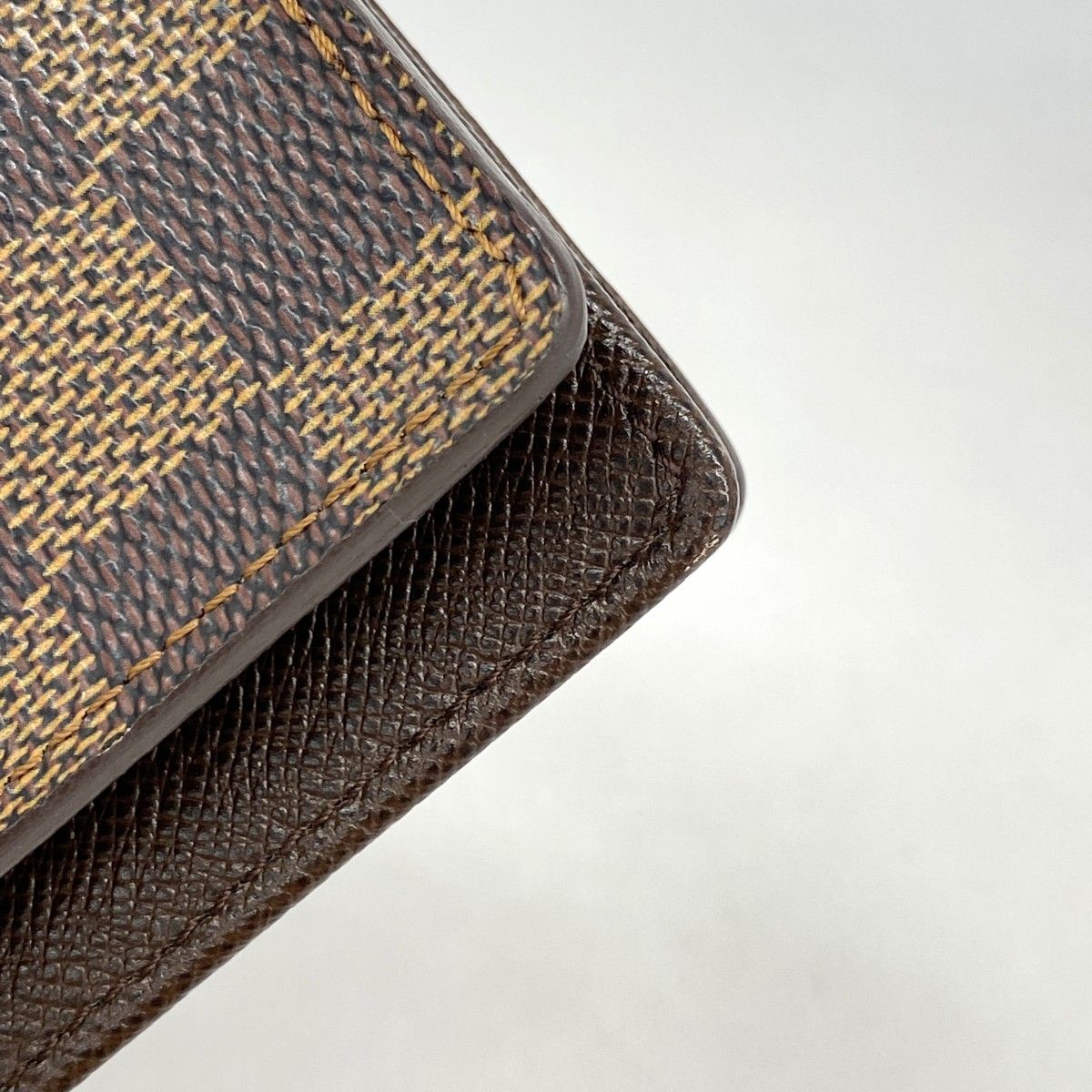 5pb1538】ルイヴィトン 長札入れ ダミエ ポルトカルトクレディ N60825