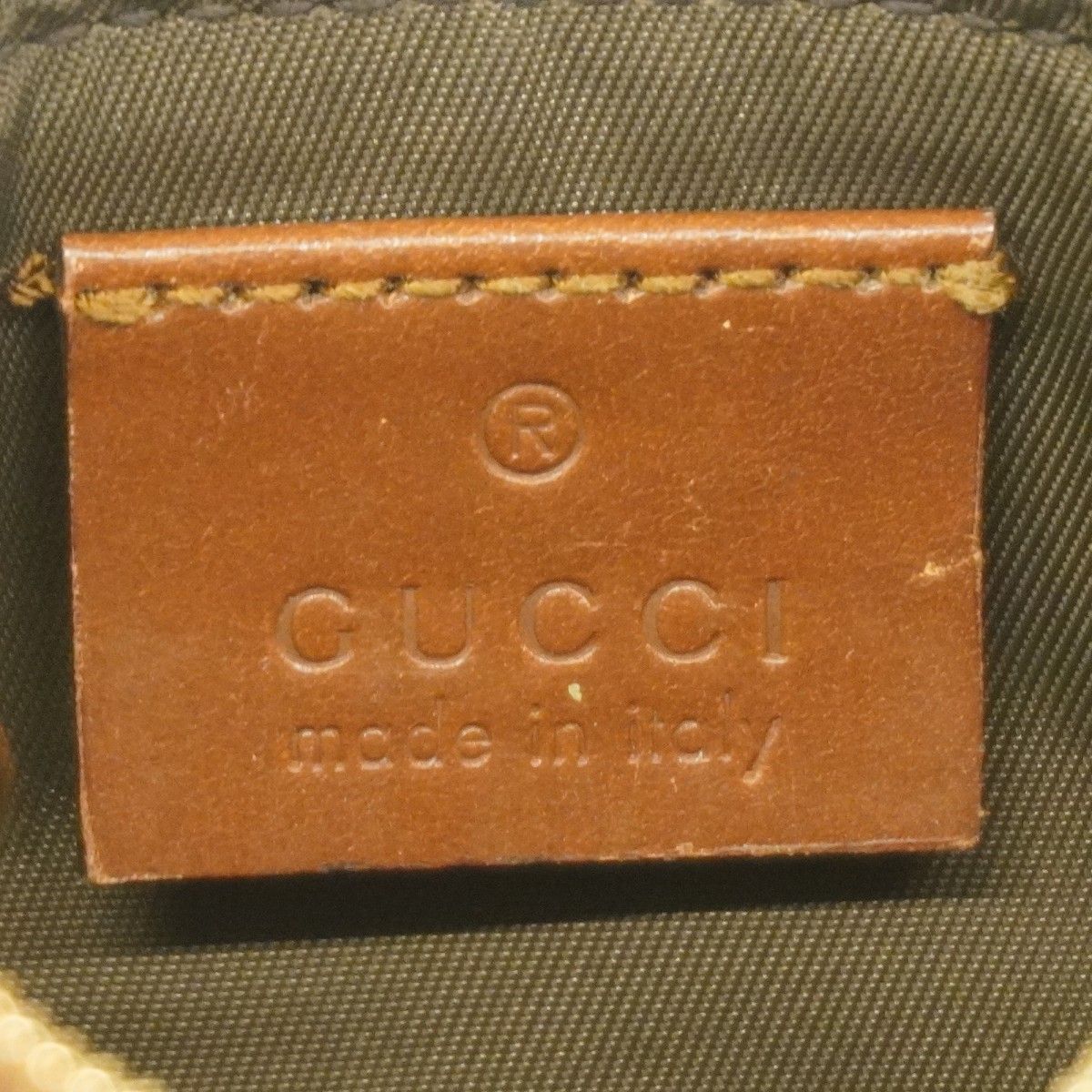 5pb1557】グッチ コインケース GGスプリーム 447964 PVC ブラウン