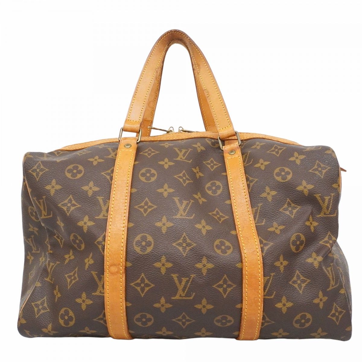 5 pb 1569 ルイヴィトン ボストンバッグ モノグラム サックスプール35 M 41626 ブラウン メンズ レディース ユニセックス