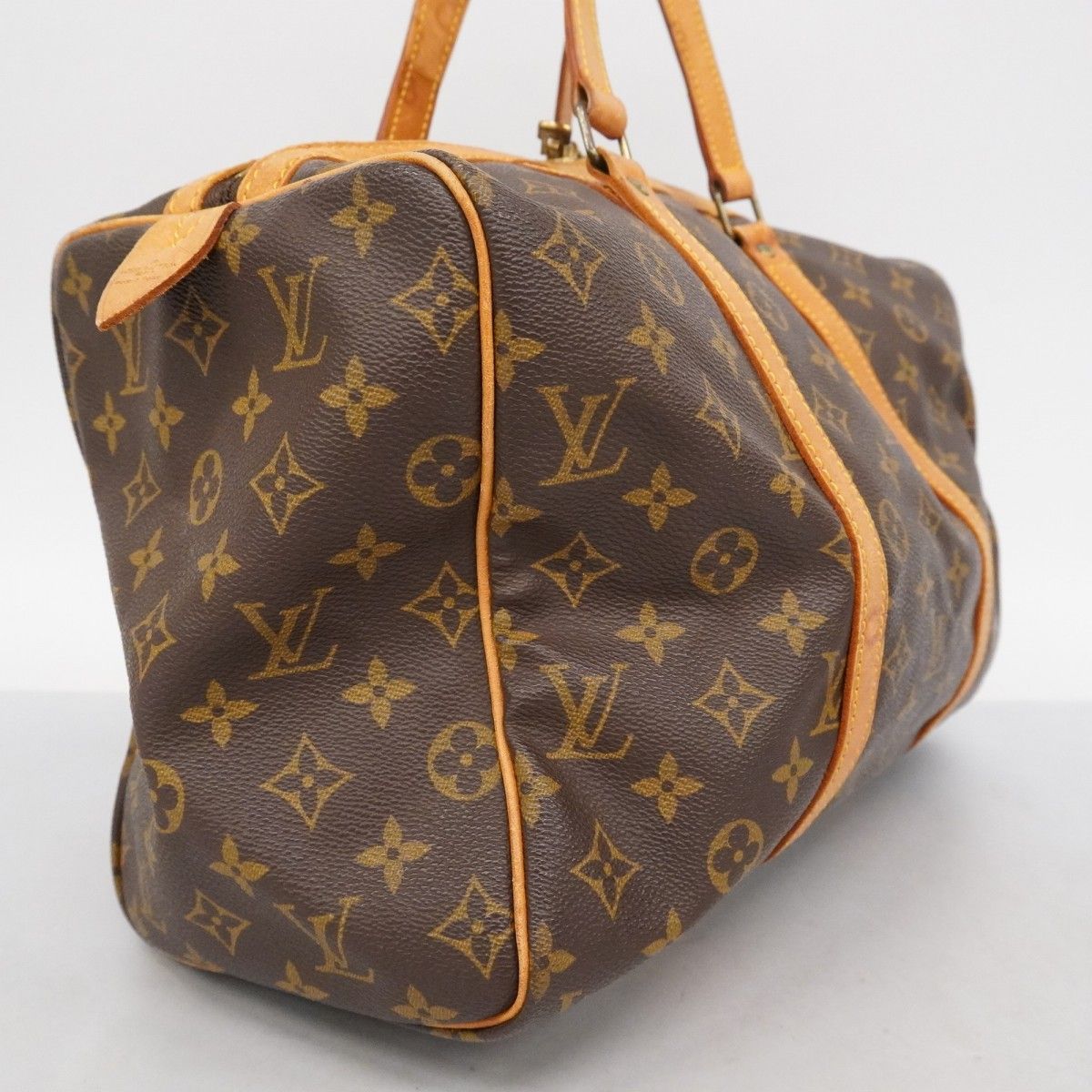 5pb1569】ルイヴィトン ボストンバッグ モノグラム サックスプール35