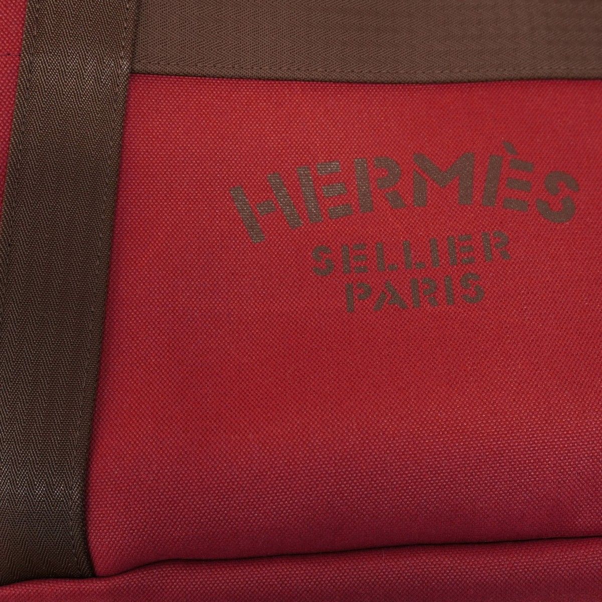 5pb1583】エルメス トートバッグ サックドパンサージュ キャンバス