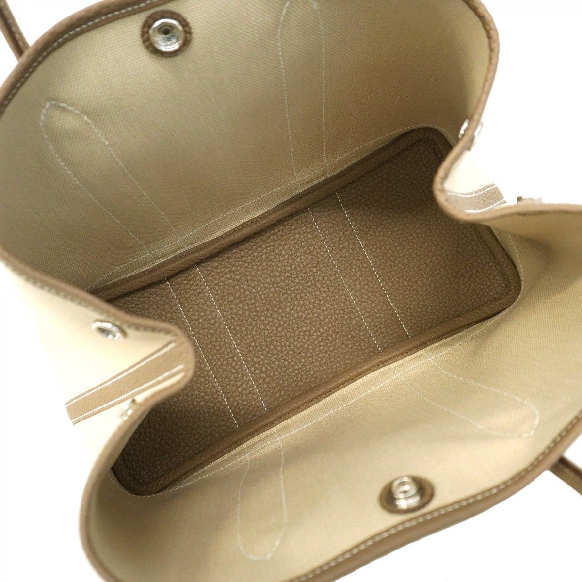 5pb1592-h】エルメス トートバッグ ガーデンパーティTPM トワル