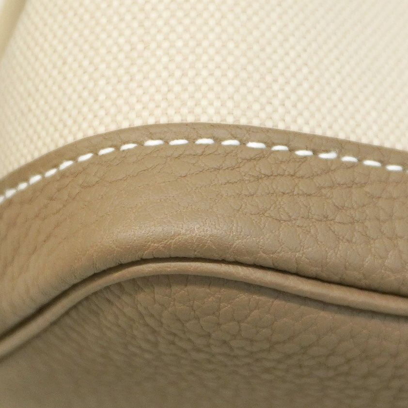 5pb1592-h】エルメス トートバッグ ガーデンパーティTPM トワル