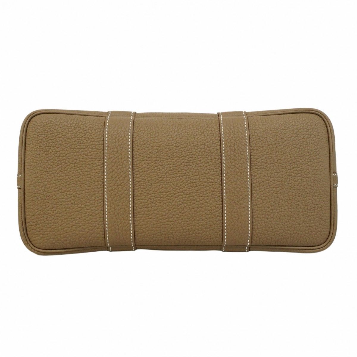 【5pb1592-h】エルメス トートバッグ ガーデンパーティTPM トワルミリタリー エトゥープ シルバー金具 B刻印【中古】レディース 5pb1592-h】エルメス トートバッグ ガーデンパーティTPM トワル