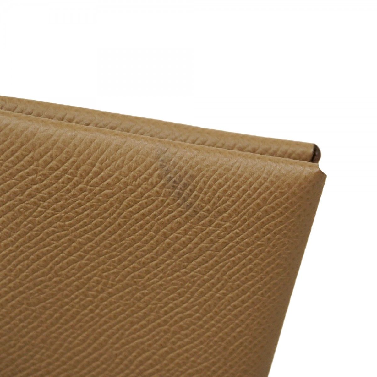 【5pb1595-h】エルメス カードケース カルヴィ ヴォーエプソン トープ シルバー金具 B刻印【中古】メンズ レディース ユニセックス 5pb1595-h】エルメス カードケース カルヴィ ヴォーエプソン トープ