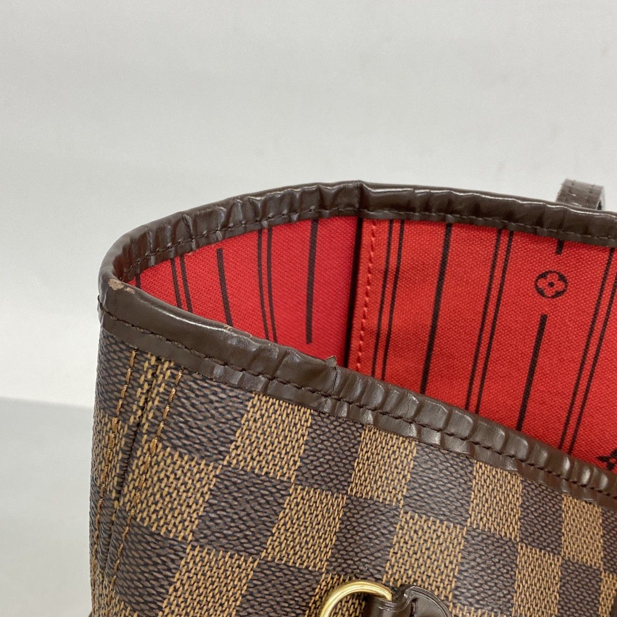 5pb1622】ルイヴィトン トートバッグ ダミエ ネヴァーフルMM N51105