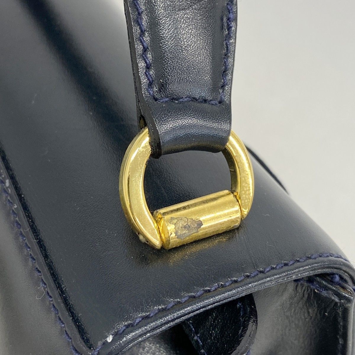 ✨サルヴァトーレフェラガモ✨ハンドバッグ ヴァラ ネイビー 2way レザー 5pb1648】サルヴァトーレフェラガモ ハンドバッグ ヴァラ レザー