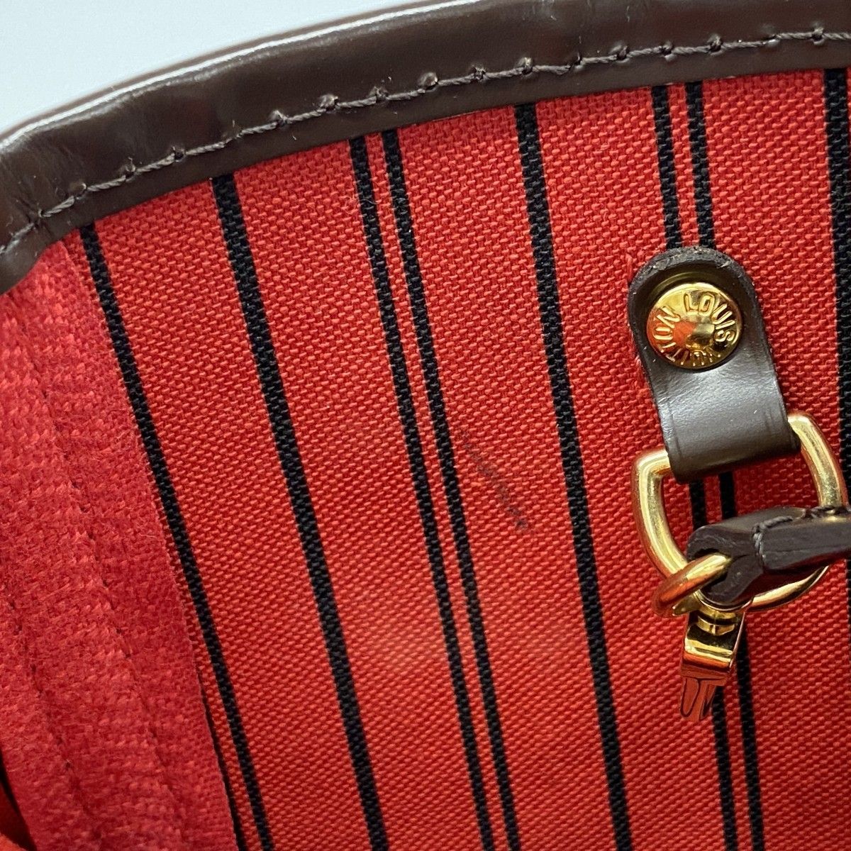 5pb1652】ルイヴィトン トートバッグ ダミエ ネヴァーフルPM N41359