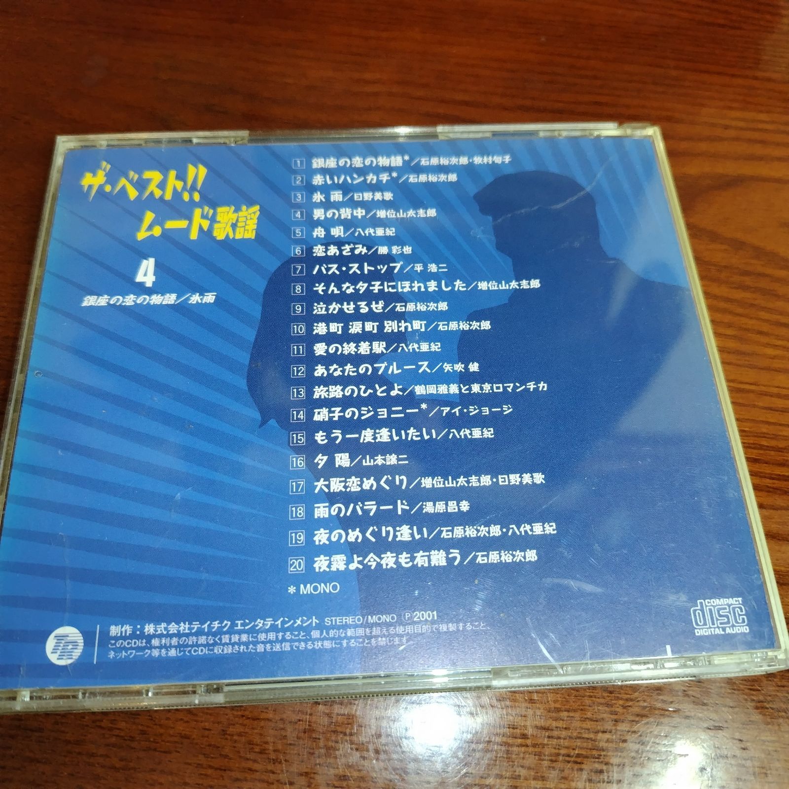ザ・ベスト！！ムード歌謡 20曲入り中古CD 演歌/歌謡曲 管理番号251211