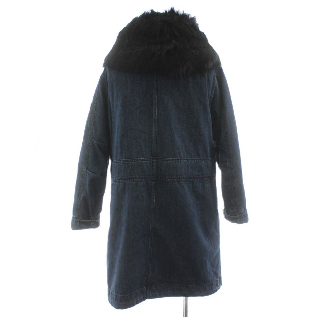 ディーゼル DIESEL モッズコート デニム ロング 中綿ライナー ファー