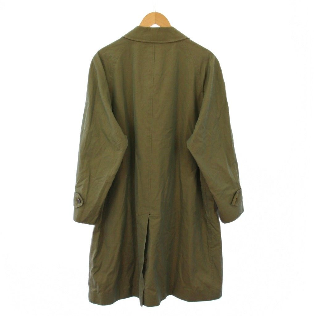 バーバリーズ Burberrys ヴィンテージ ステンカラーコート アウター ロング丈 ワンカラー 50 カーキ |BB