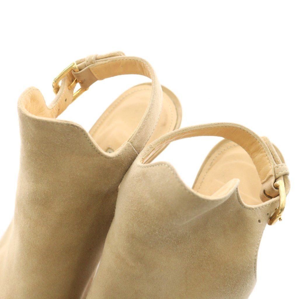 未使用品✨PELLICO ペリーコ　オープントゥサンダル　スエード　ベージュ ペリーコ PELLICO サンダル ストラップ オープントゥ スエード 36