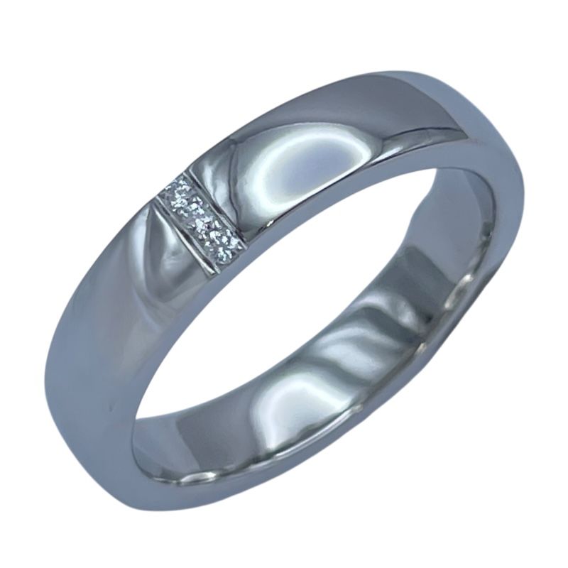 ハリーウィンストン HARRY WINSTON スリーストーンバンドリング プラチナ Pt 950 ジュエリー