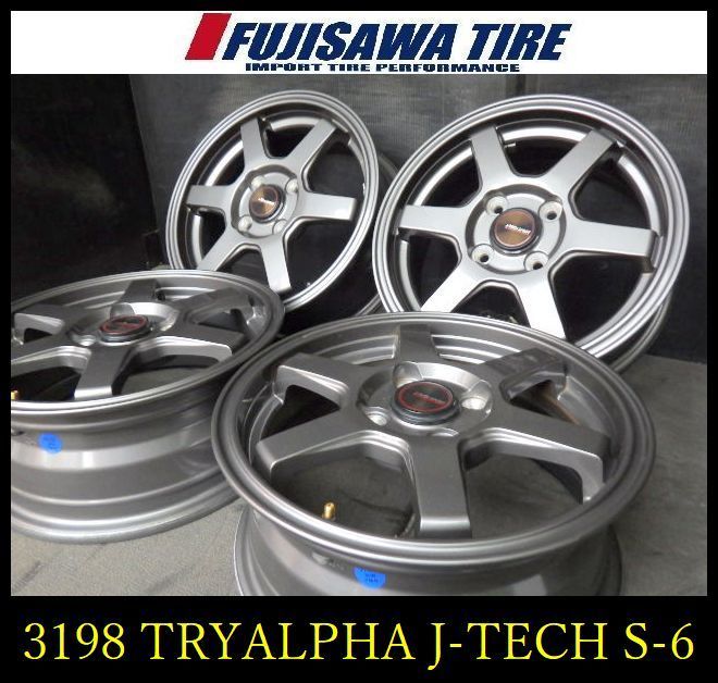 3198 B J TECH S 6 14 x 5 4穴 PCD 100 45 4本