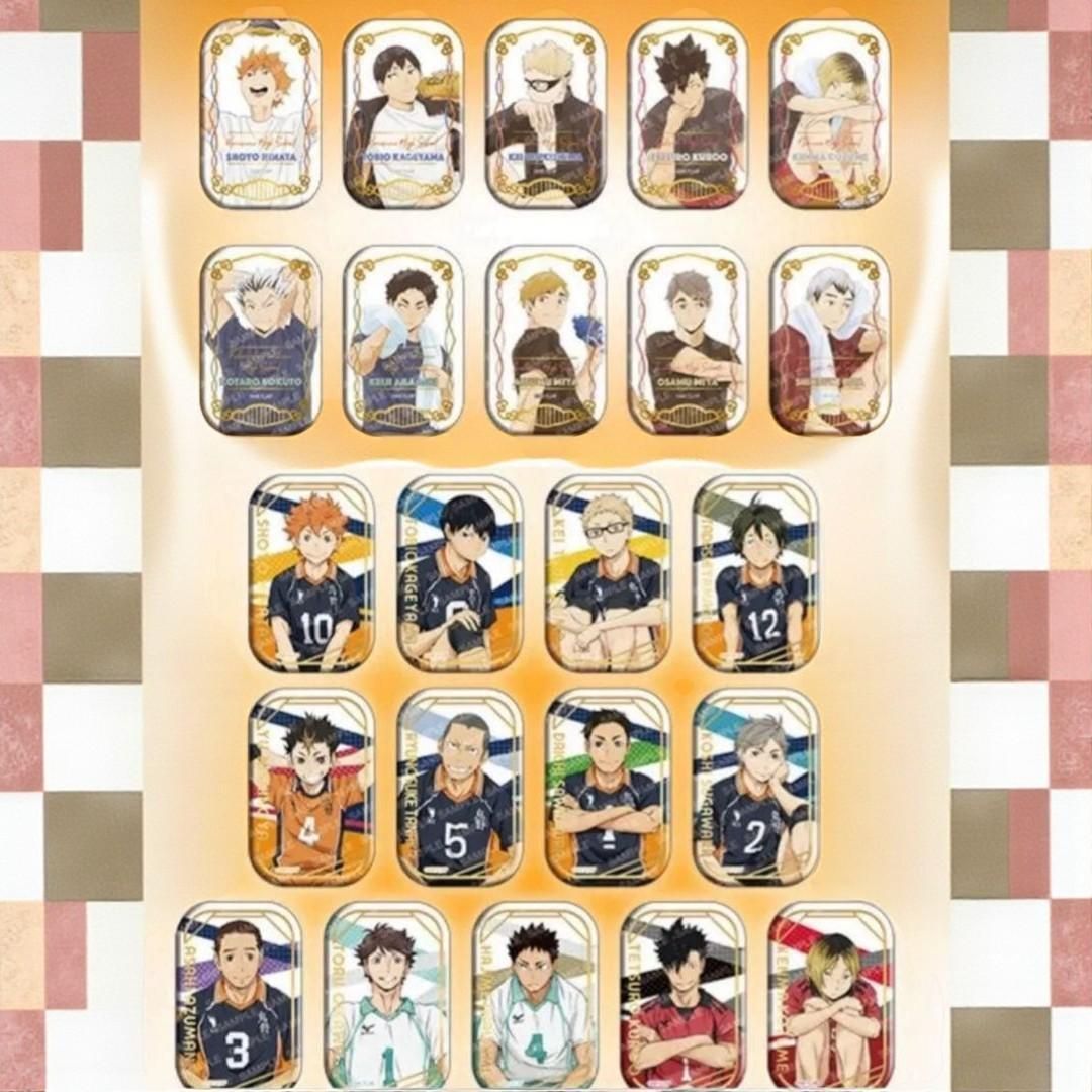 【新品・未開封・送料無料・匿名】✨ハイキュー 缶バッジ クールダウン セブン限定 新品・未開封・送料無料・匿名】✨ハイキュー 缶バッジ クールダウン