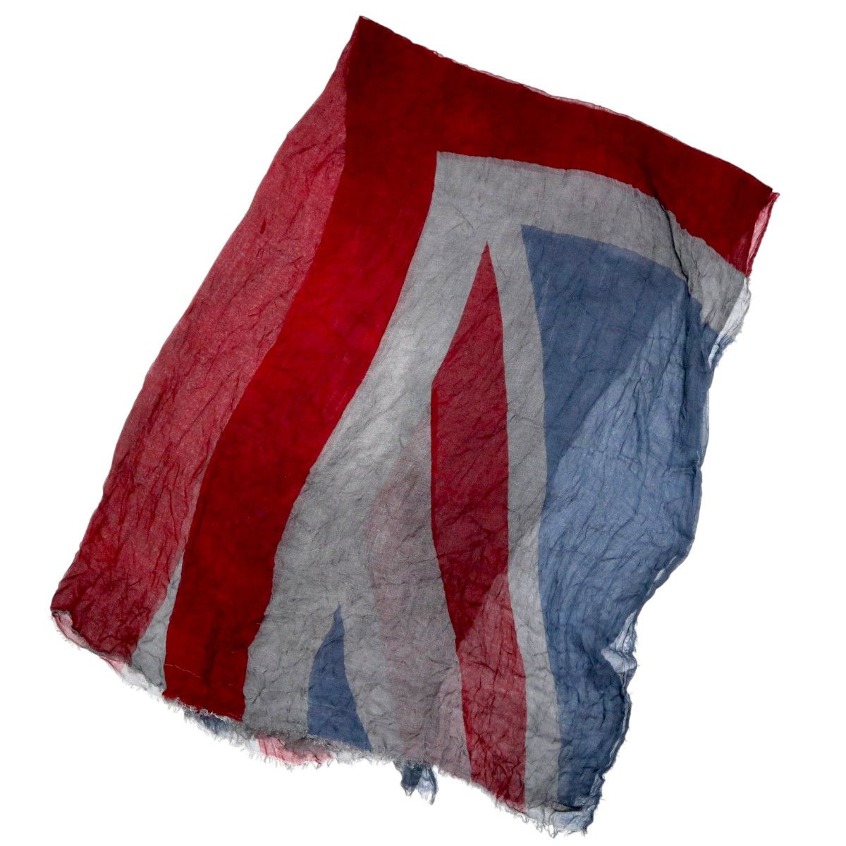 Faliero Sarti ファリエロサルティ イギリス国旗柄 マイクロモダール シルク ストール ショール T 2511-k 107 NP