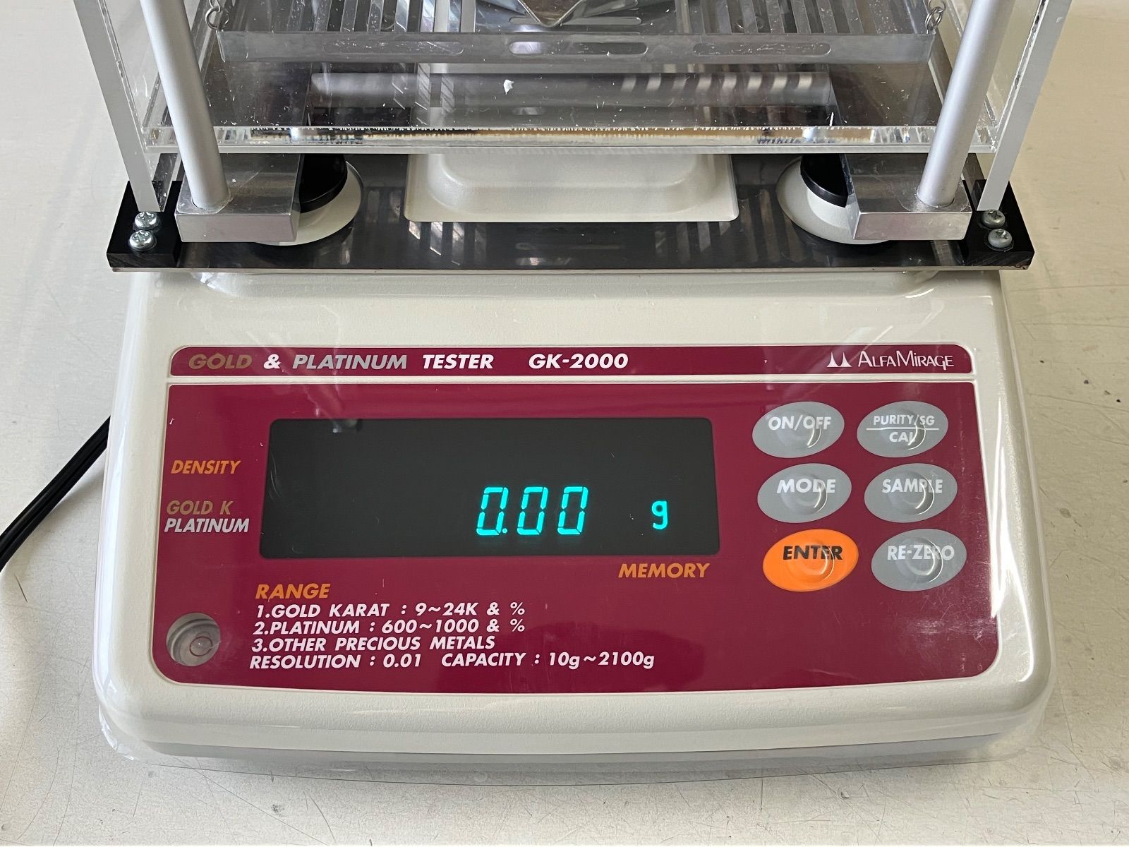 貴金属テスター 比重計 GK-2000 ALFA MIRAGE アルファミラージュ