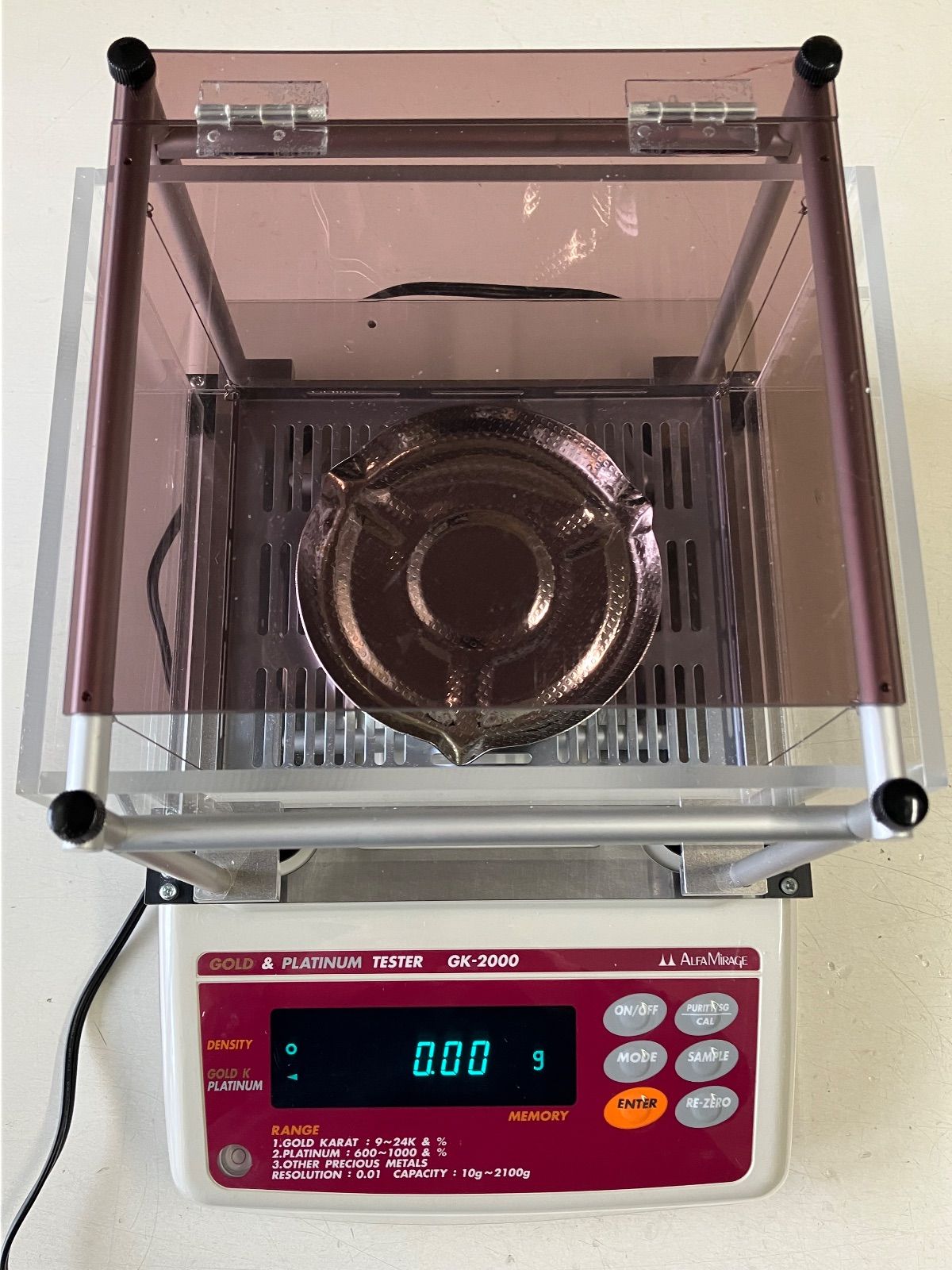 アルファミラージュ ゴールド・プラチナ比重計 貴金属テスター 比重計 GK-2000 ALFA MIRAGE アルファミラージュ