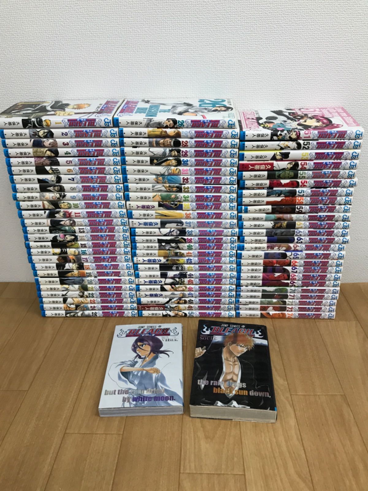 ☆④【未開封6冊】 BLEACH ブリーチ 1～74巻 全巻＋関連書籍2冊 計76冊
