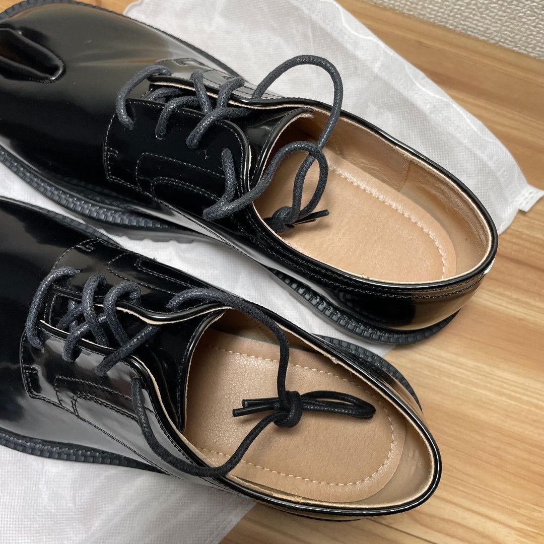 └ メンズ 足袋 レースアップシューズ サイズ42 26cmくらい 黒