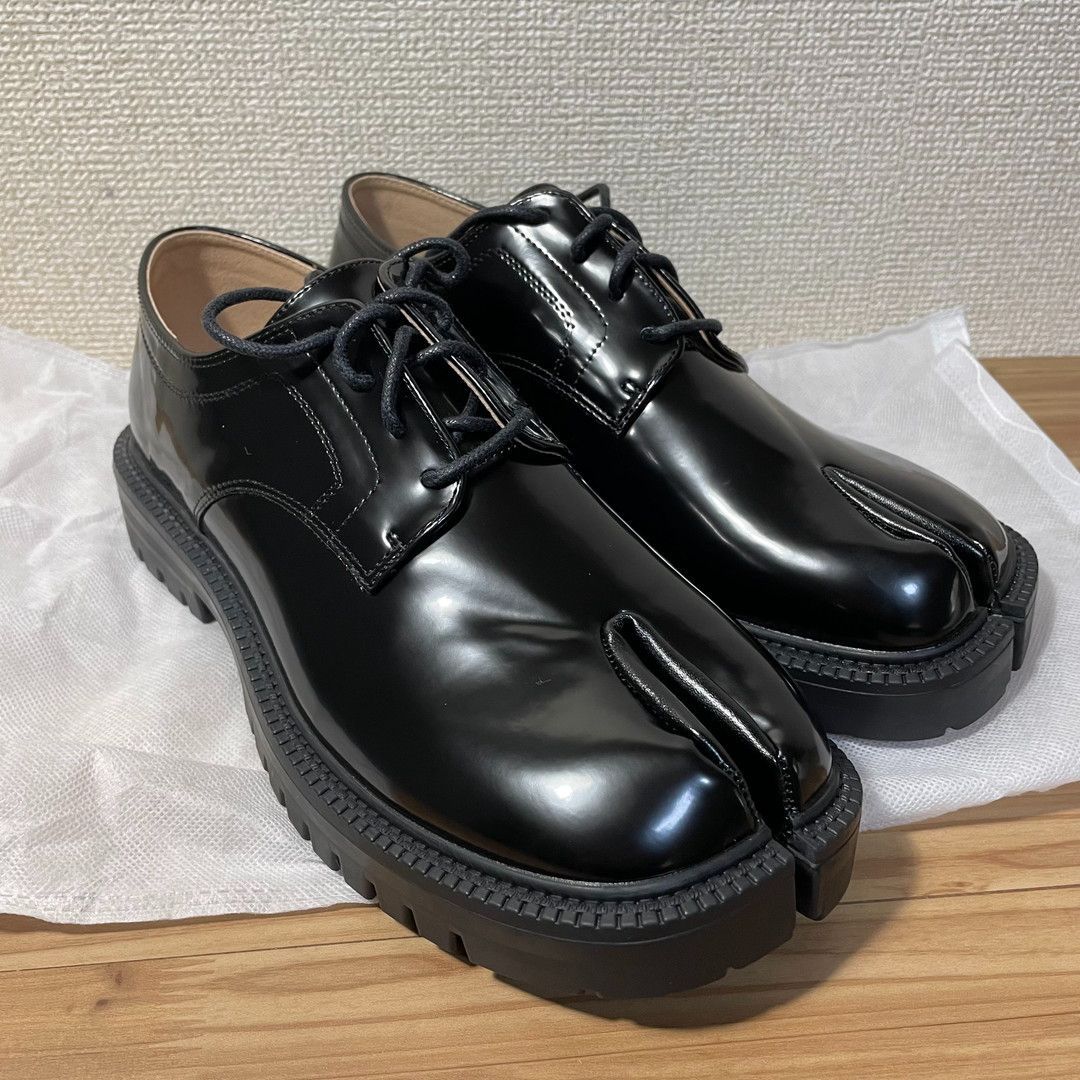 └ メンズ 足袋 レースアップシューズ サイズ42 26cmくらい 黒