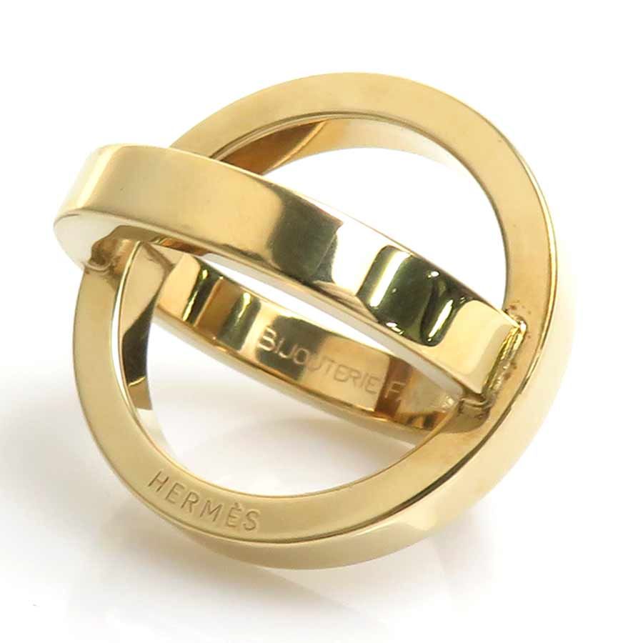 HERMES エルメス BIJOUTERIE FANTAISIE スカーフリング ゴールド 14068 レディース【中古】 e61166a エルメス HERMES スカーフリング BIJOUTERIE FANTAISIE - メルカリ