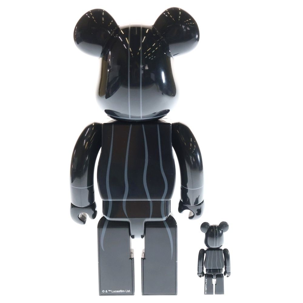 MEDICOM TOY メディコムトイ ベアブリック DARTH VADER TM DAMAGE Ver 400%100％ ダースベイダー ダメージ加工バージョン ブラック フギュア 人形