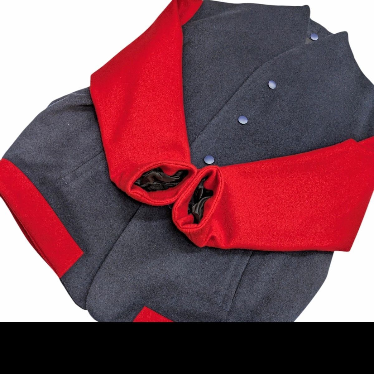 【極希少】the Sakaki スタジャン カシミヤ カウレザー ネイビー 2025年最新】the sakaki スタジャンの人気アイテム - メルカリ