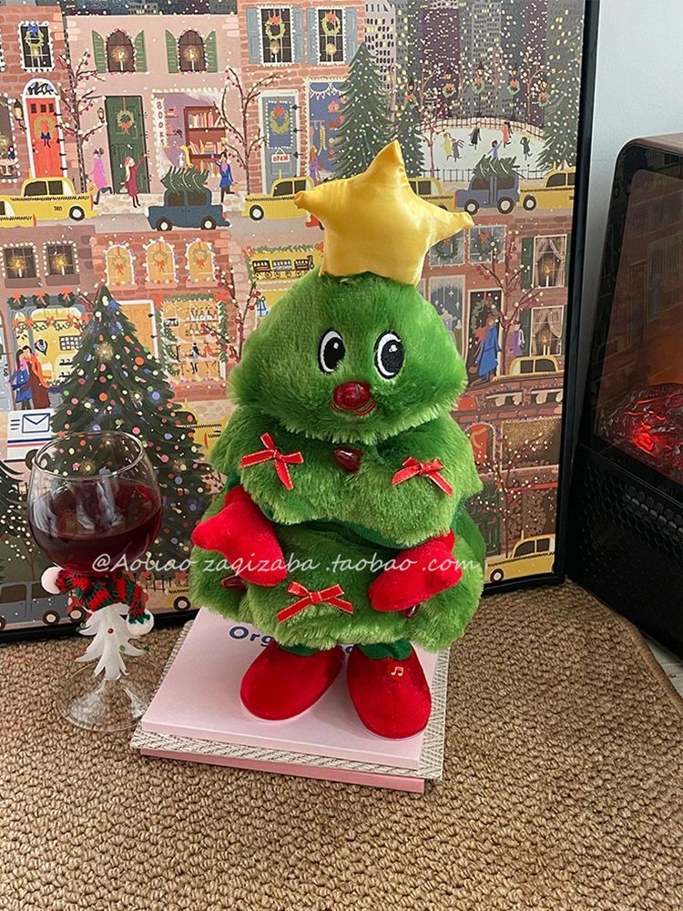 ダンシングクリスマスツリー 歌う 14.96インチ エレクトリック